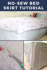 no sew bed skirt