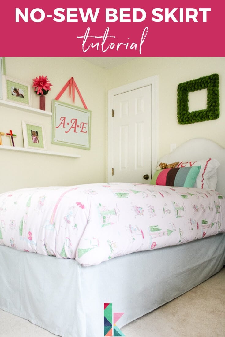 NoSew Bedskirt Tutorial! Mind Blowingly Simple! Designer Trapped