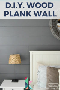 diy wood plank wall