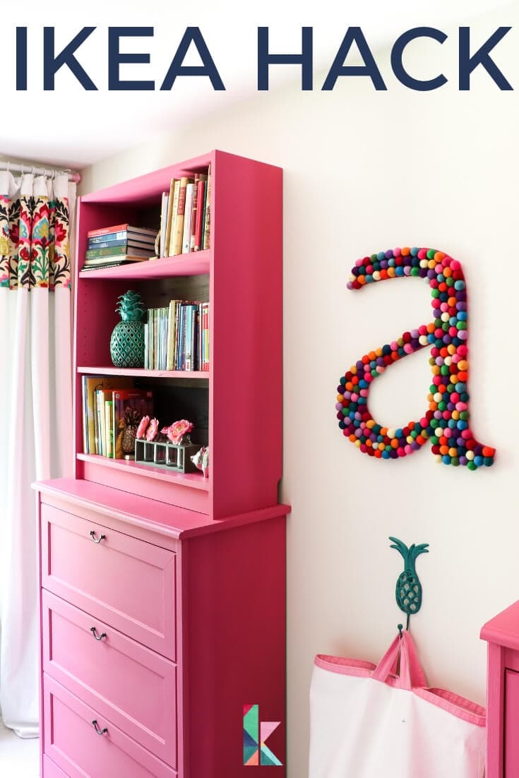 Style and Storage IKEA Billy Bookcase Hack | Kaleidoscope Living