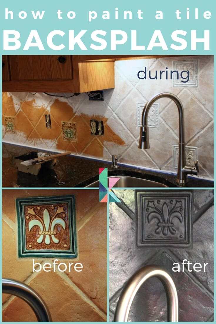 How To Paint A Tile Backsplash My Budget Solution Designer Trapped