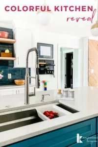 colorful kitchen remodel reveal