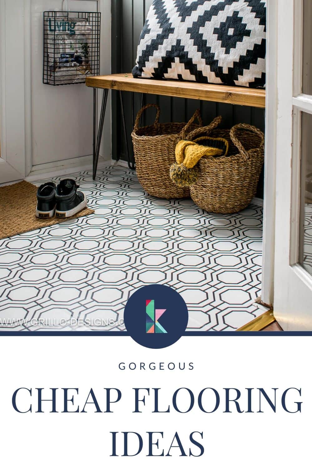 Gorgeous But Cheap Flooring Ideas - Kaleidoscope Living
