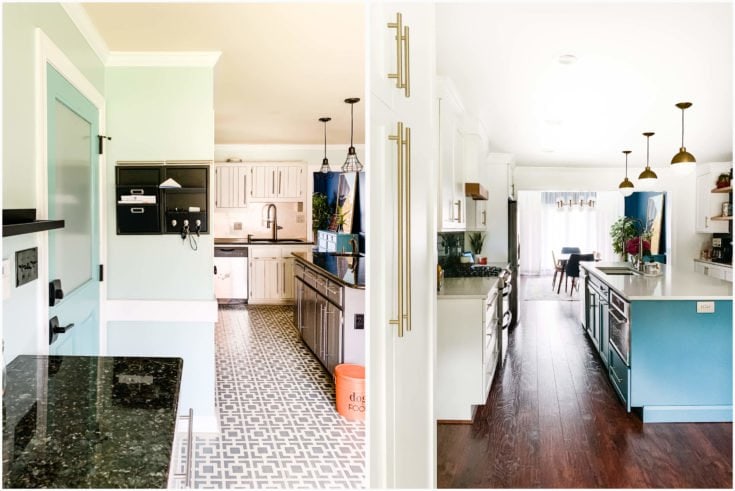 Our Colorful Kitchen Remodel Reveal: Before and After