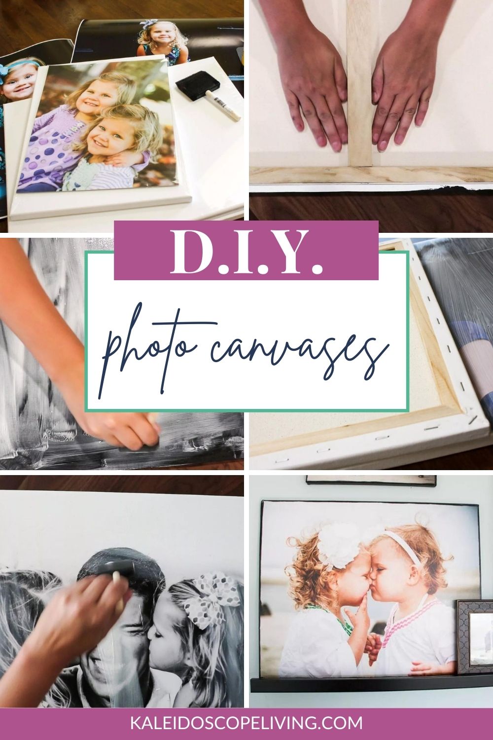 DIY Photo Canvases With Authentic Texture for Less than 10