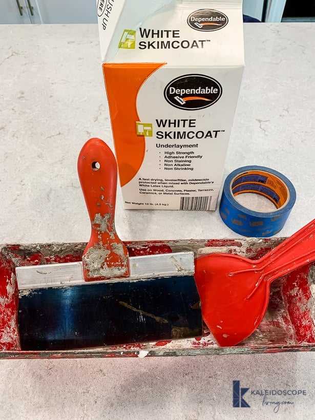 white skimcoat supplies