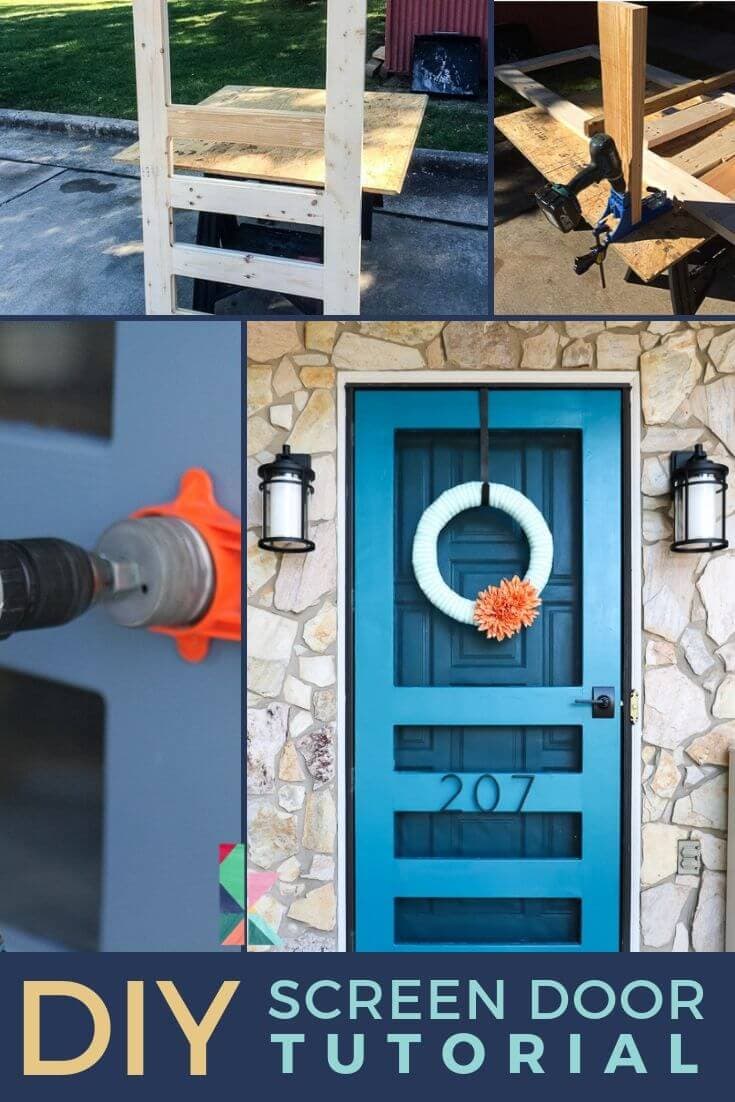 DIY Screen Door Tutorial FREE PLANS!
