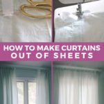 how to make curtains out of sheets