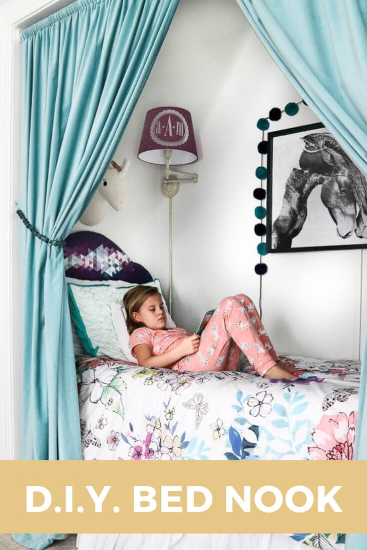 How to Turn a Closet into a Cozy Bed Nook