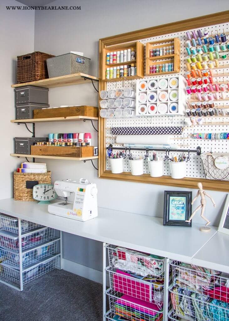 Epic Craft Room Storage Ideas