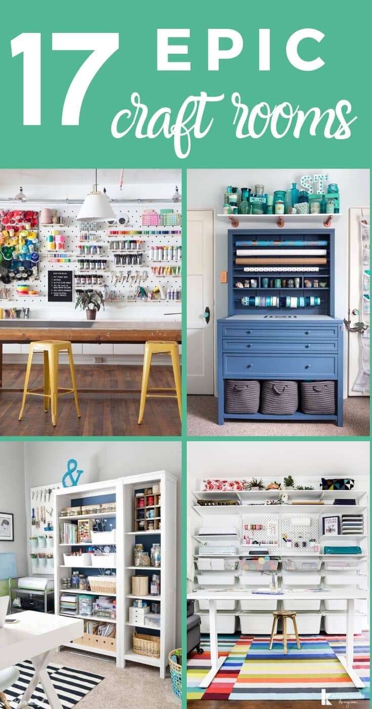 17 Amazing DIY Craft Room Ideas - Kaleidoscope Living