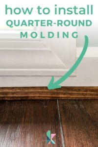 How to Install Quarter-Round Molding