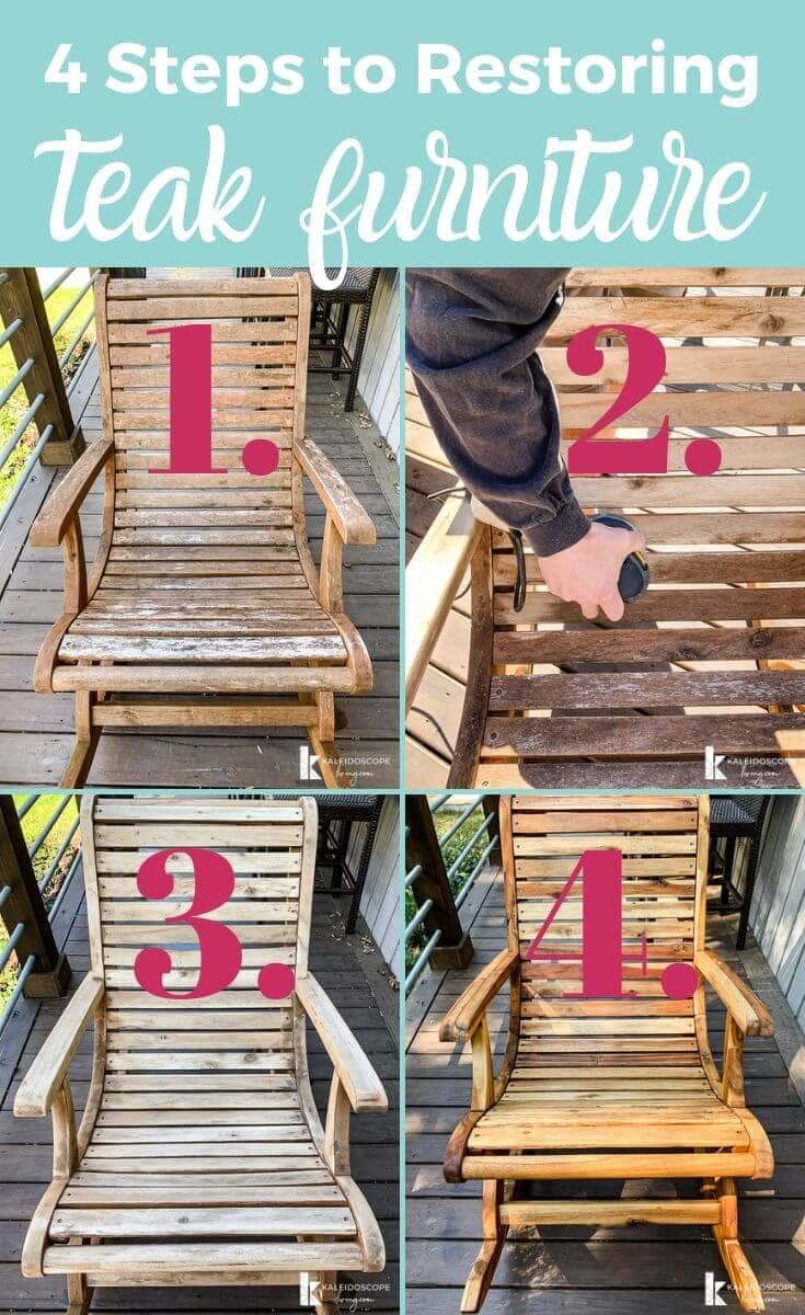 4 steps to restoring teak furniture