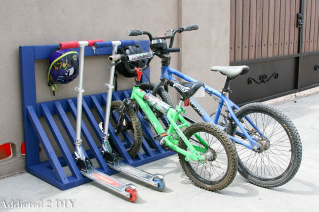 DIY bike rack 