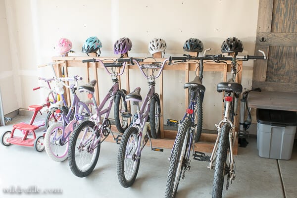 easy garage bike rack