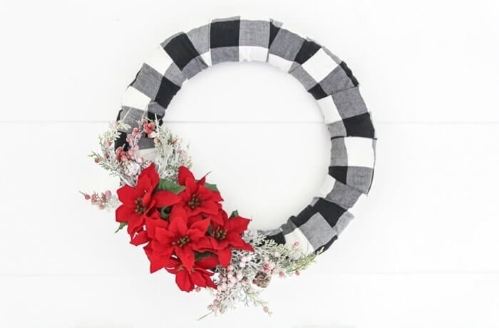 buffalo plaid wreath