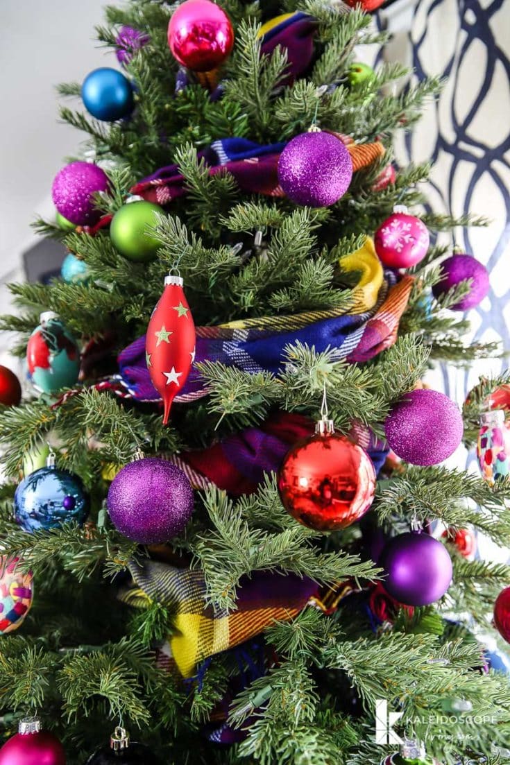 Bright, Bold & Colorful Christmas Tree