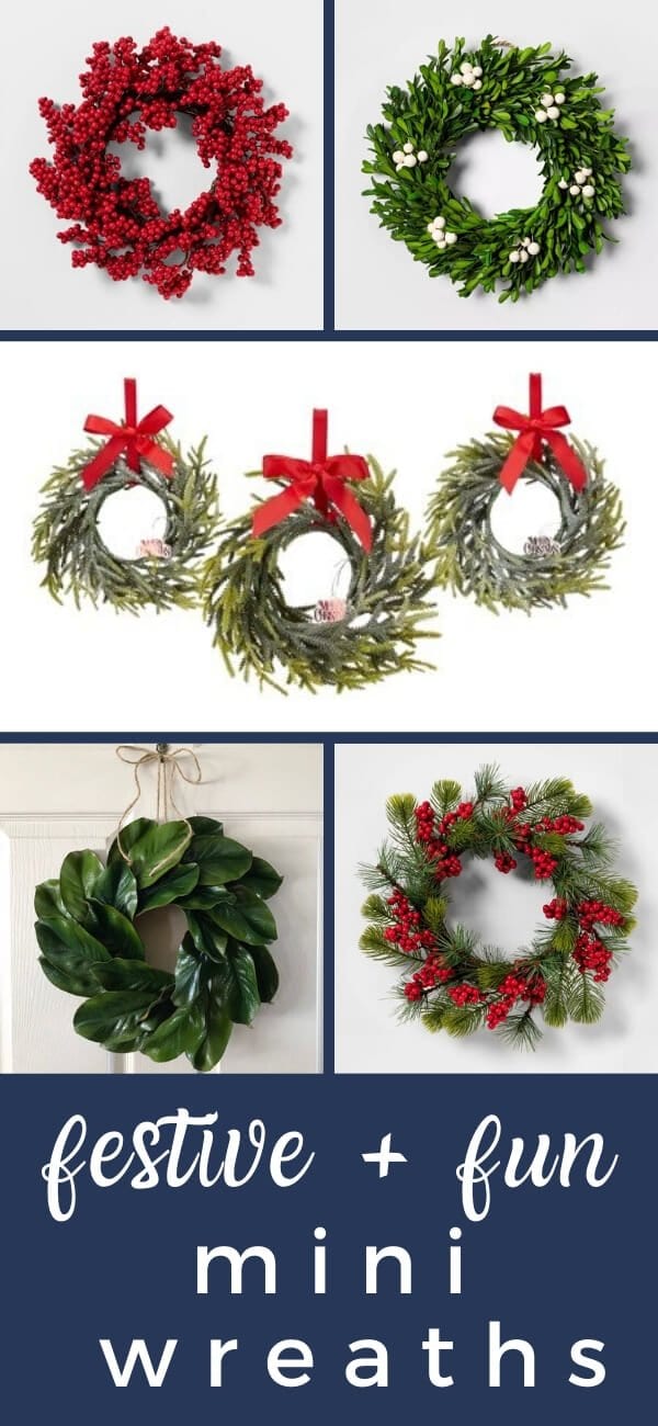 mini Christmas wreath ideas