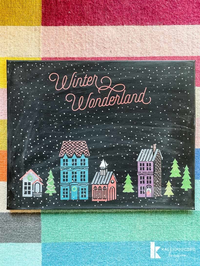 Chalk Couture Winter Wonderland art