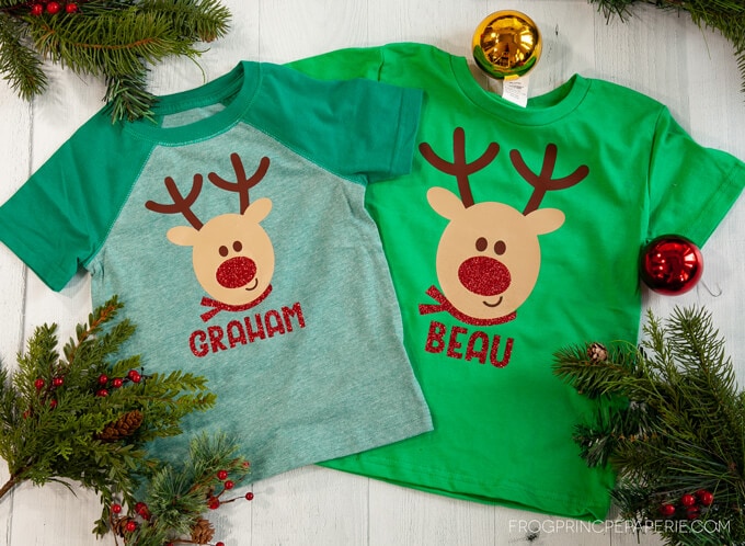 kids personalized christmas tees