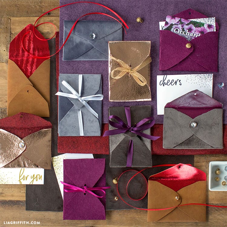 leather gift card envelopes