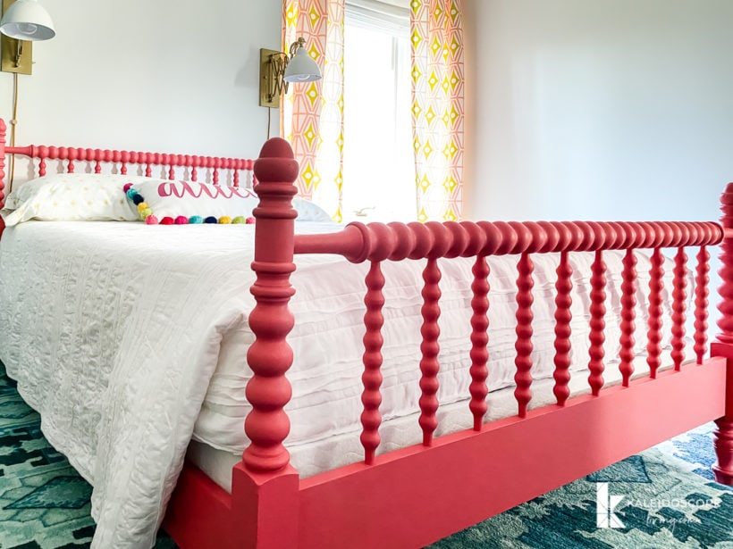 painted Jenny Lind bed