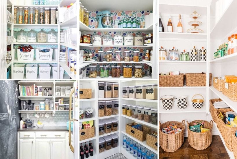 dining room pantry organization