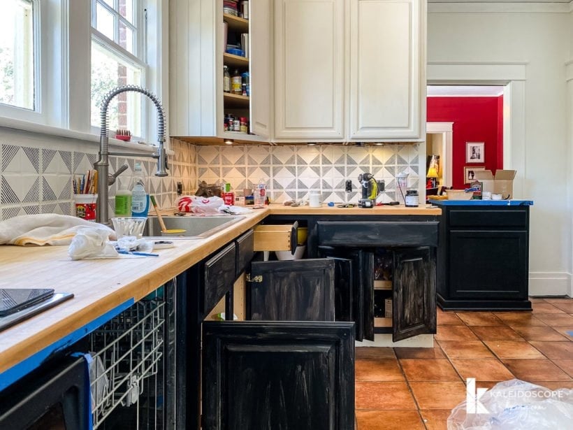 painting kitchen cabinets