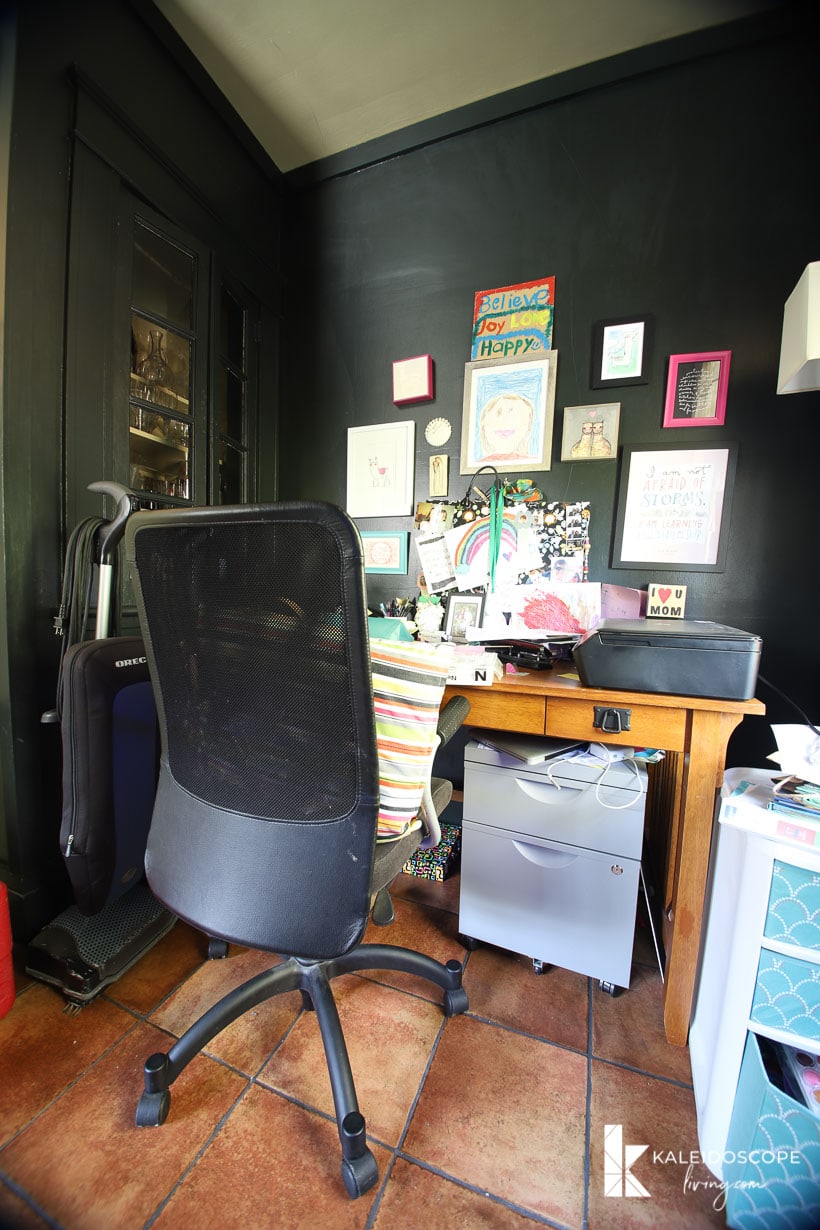 dark outdated home office 