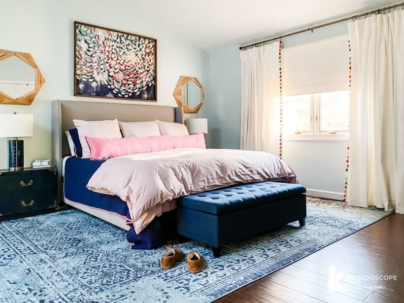 colorful bedroom