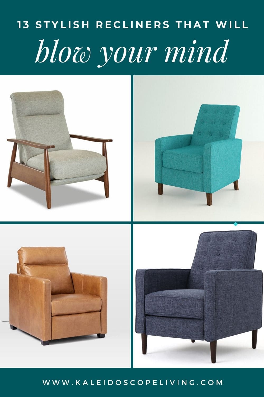 Stylish Recliners You Will Actually Want!