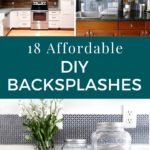 affordable DIY backsplash ideas