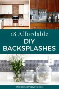 affordable DIY backsplash ideas