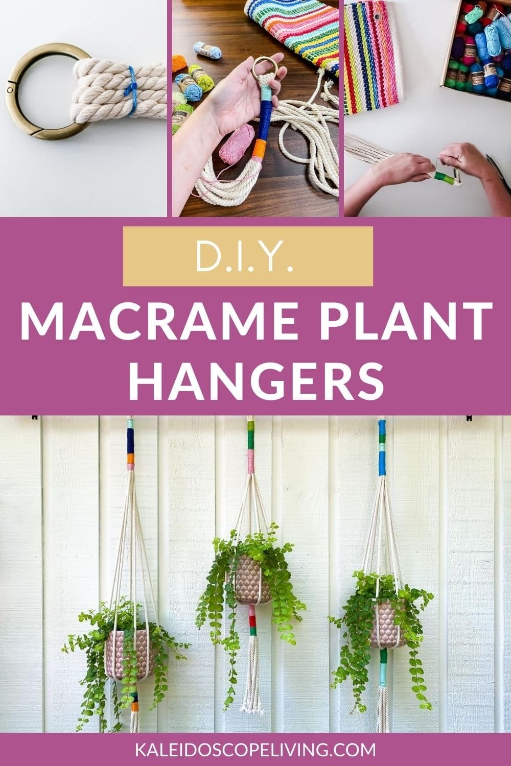 DIY Macrame Plant Hanger Tutorial