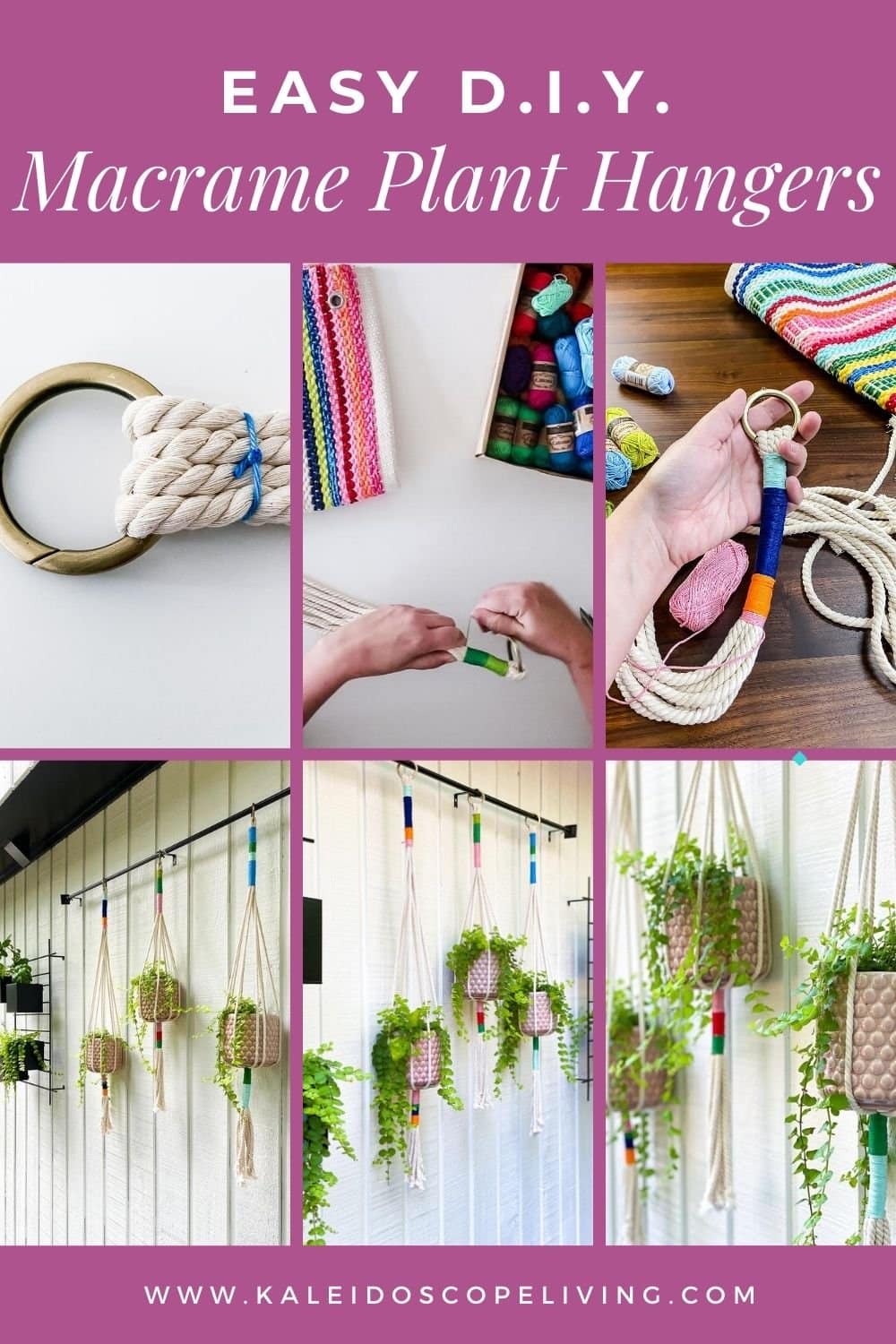 DIY Macrame Plant Hanger Tutorial