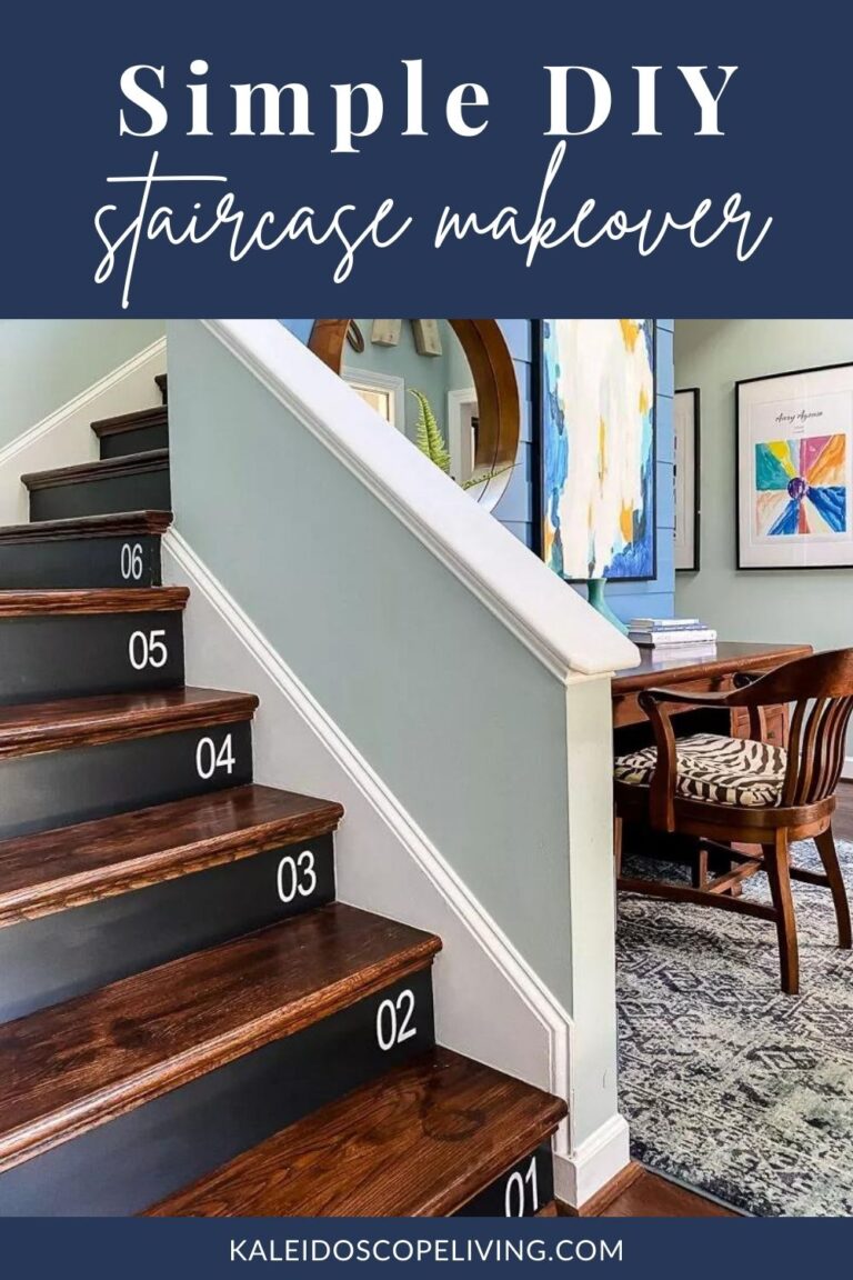 DIY Staircase Makeover In 2 Days: Tutorial & Reveal