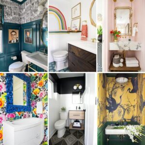 25 Genius Powder Room Ideas