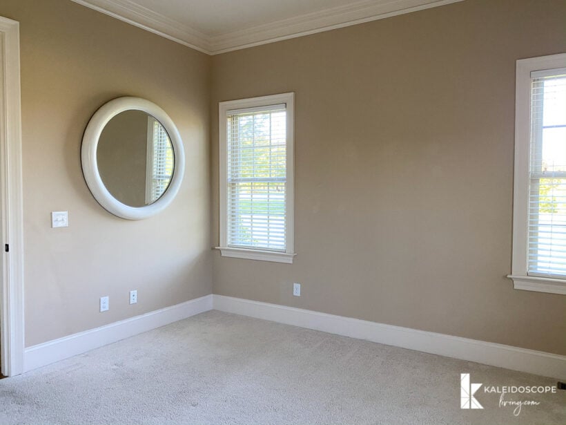 plain undecorated guest room