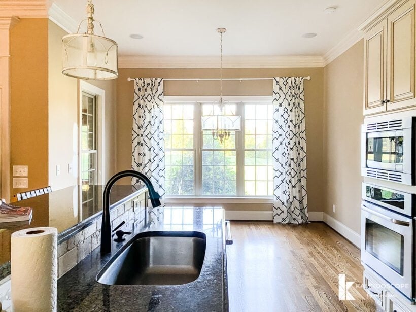 kitchen and breakfast nook