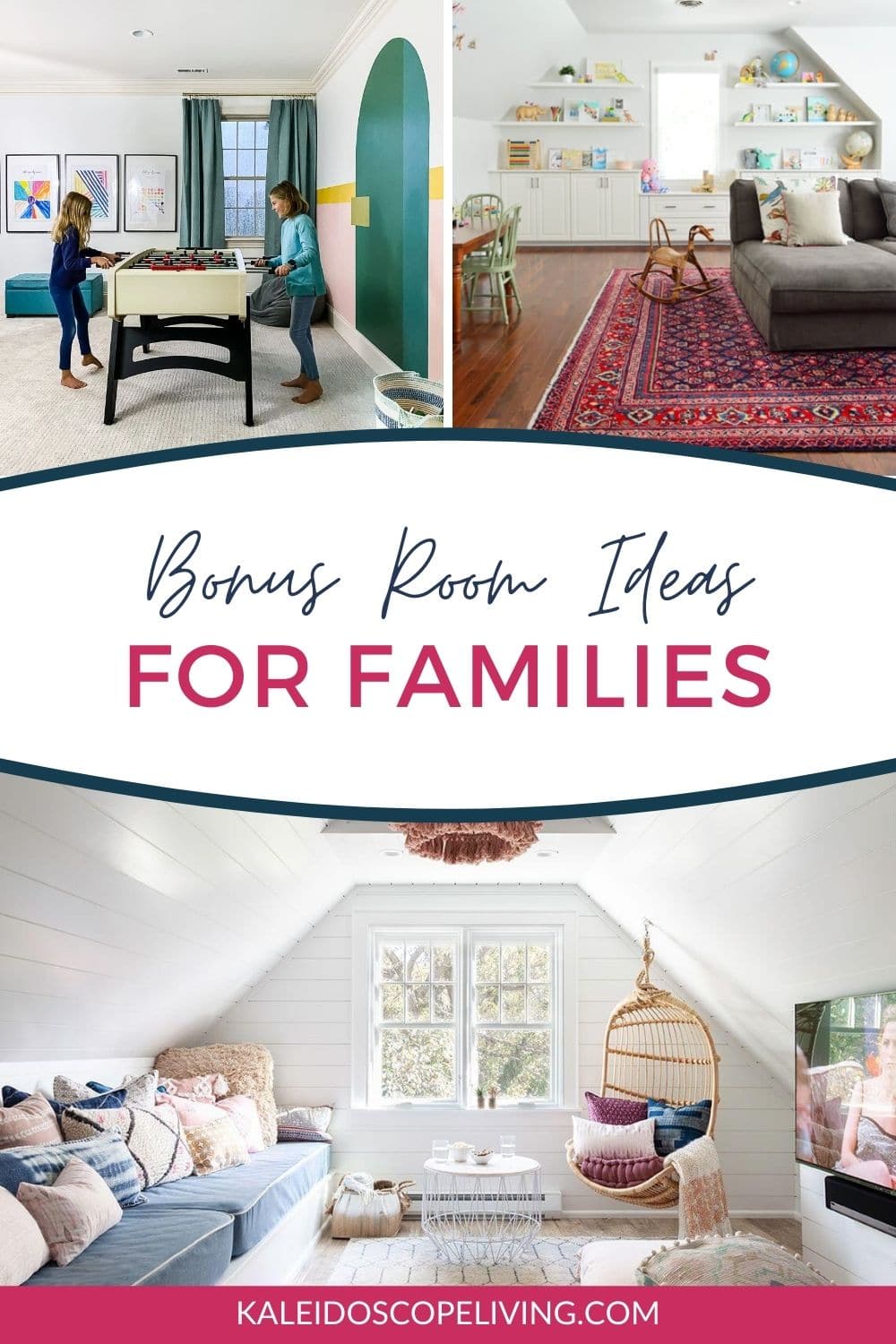 Stylish Bonus Room Design Ideas for Families