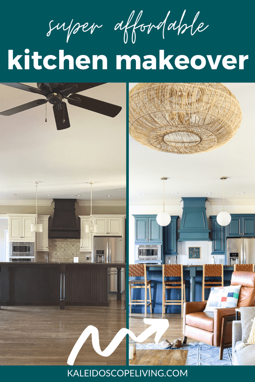 affordable kitchen makeover before and after