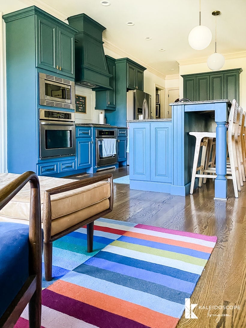 kitchen cabinets painted with Fusion Mineral Paint