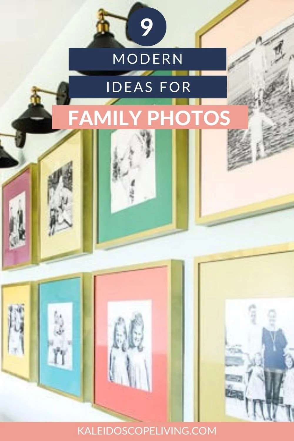 Stylish Family Photo Wall Display Ideas - Make House Cool