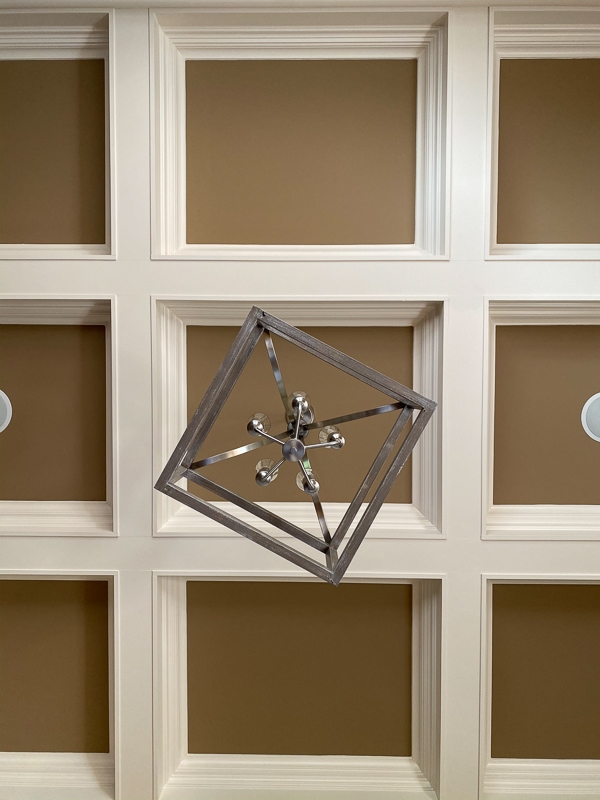 traditional coffered ceiling