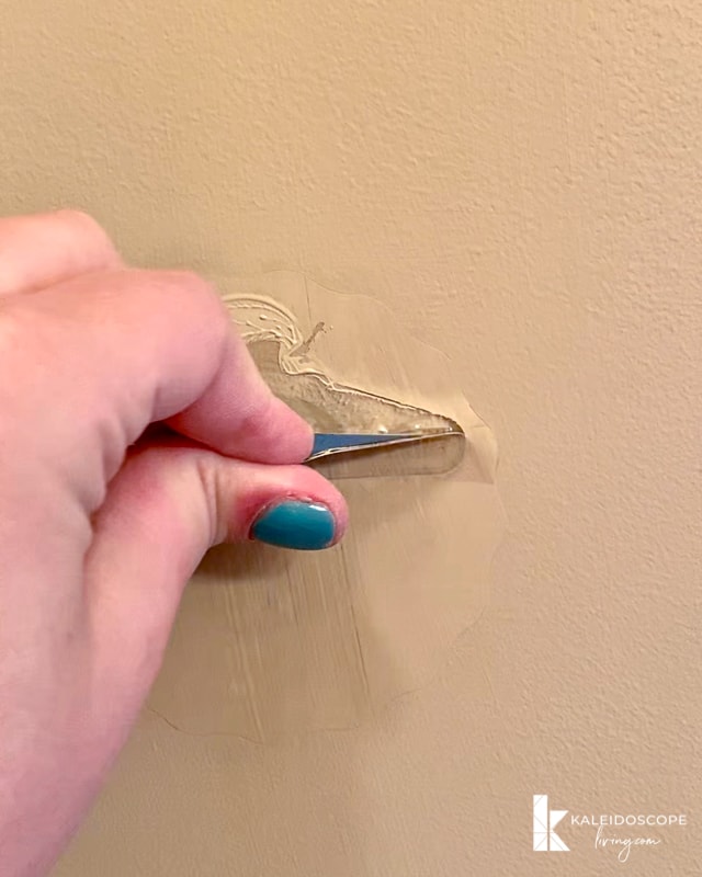 how to fix holes in wall with DAP Eclipse wall repair patch