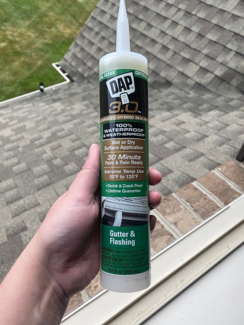 DAP 3.0 gutter and flashing sealant