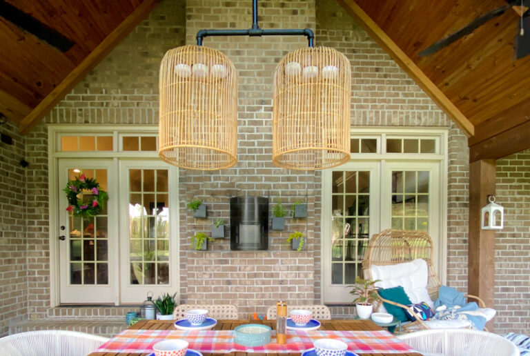 How to Make a DIY Outdoor Chandelier