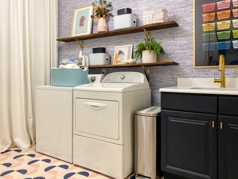 Modern Laundry Room Reveal