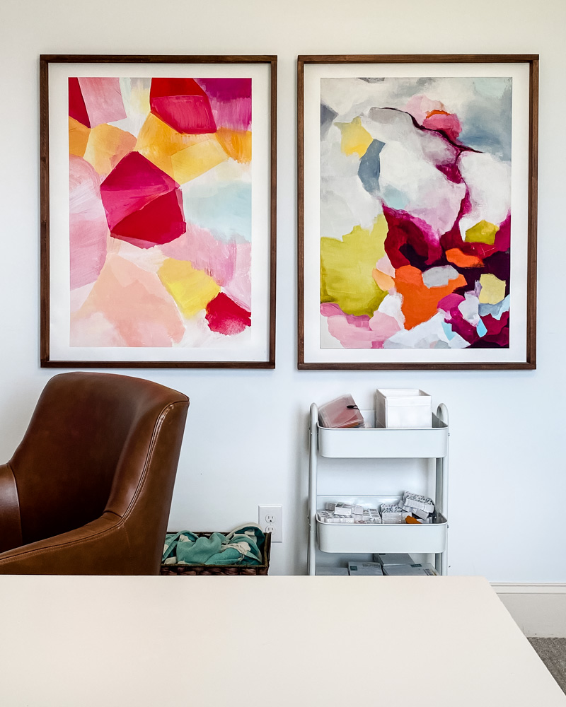 large abstract colorful art