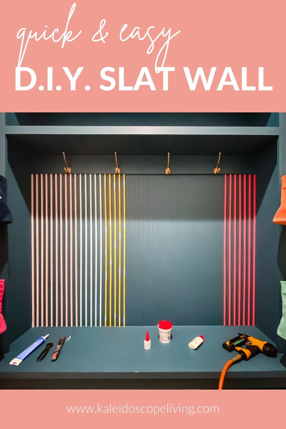 Easy DIY Wood Slat Wall Treatment Make House Cool